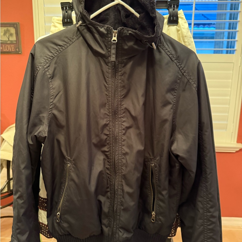 Tommy Hilfiger Women’s Black Hooded Jacket